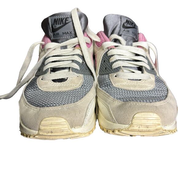 Nike Air Max 90 women’s 8.5 – grey pink running sneakers, retro vintage vibes - Picture 4 of 14